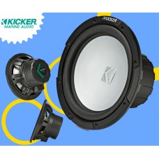 Kicker KA45KMF102 KM Marine 10" Single Voice Coil Subwoofer - 2 Ohm